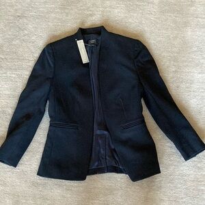 J Crew Going Out Blazer Size 00P New NWT Black